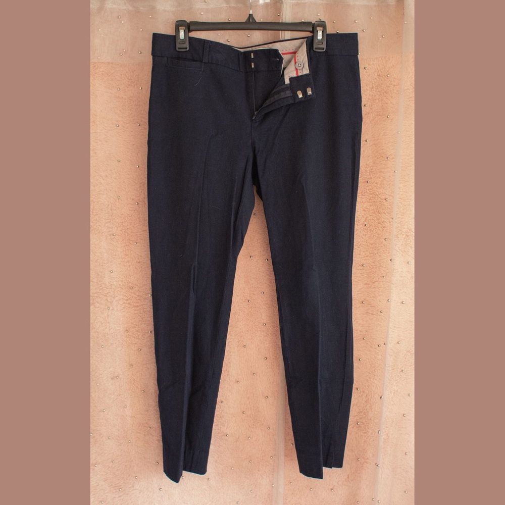 Navy Blue Sloan Fit Banana Republic Trousers